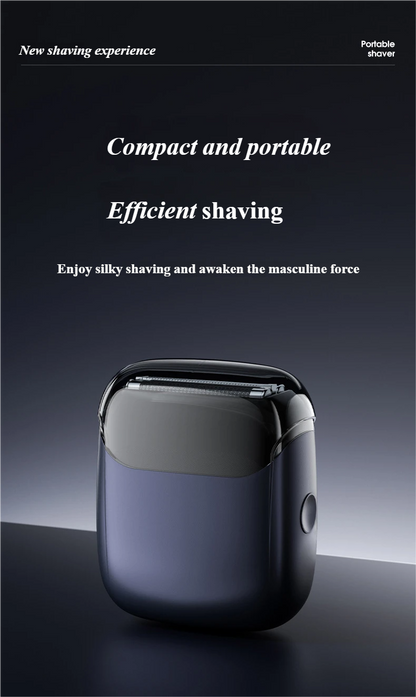 RAJIN Waterproof Electric Shaver – Portable USB Beard Razor for Men