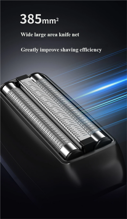 RAJIN Waterproof Electric Shaver – Portable USB Beard Razor for Men