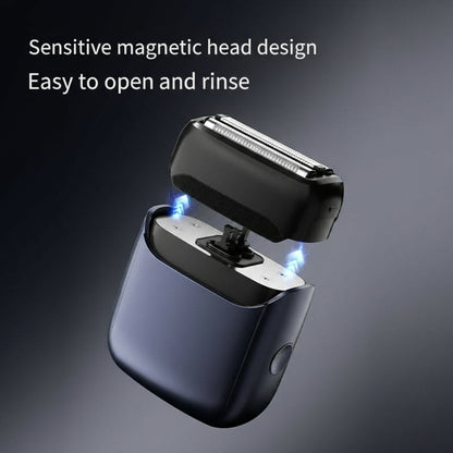 RAJIN Waterproof Electric Shaver – Portable USB Beard Razor for Men